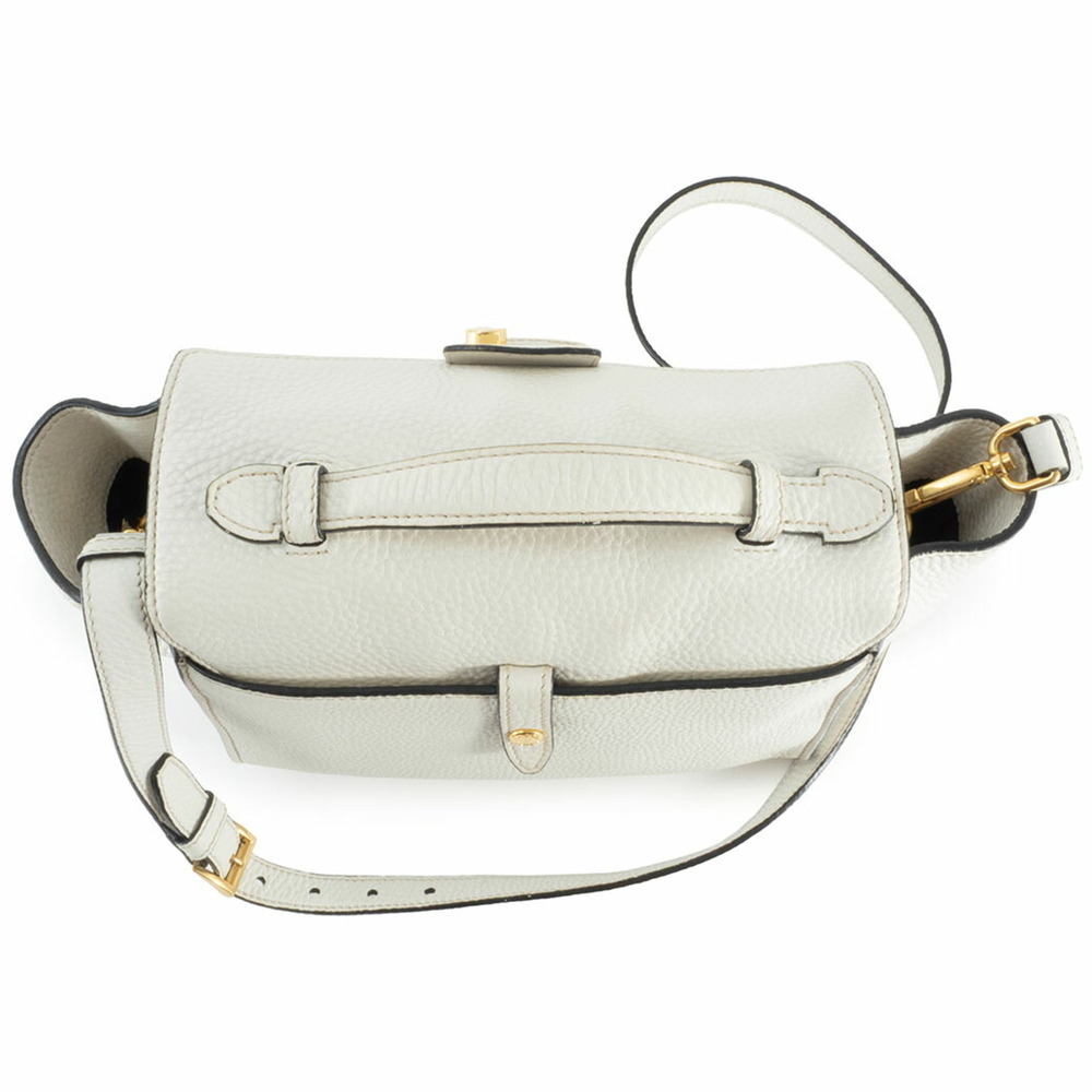 Prada Handbag BT0962 Leather White Women's Shoulder Bag PRADA - Picture 5 of 16